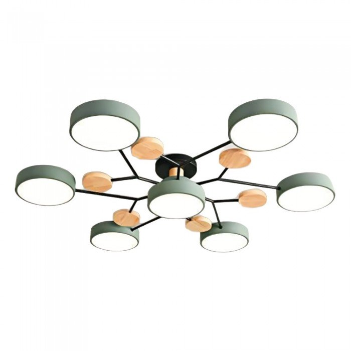 Contemporary LED Ceiling Lamp with Warm White Lighting