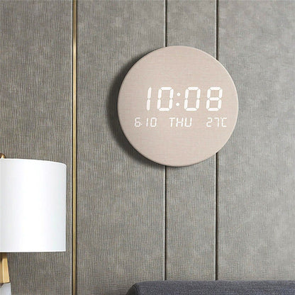 Modern Scandinavian Wooden Wall Clock