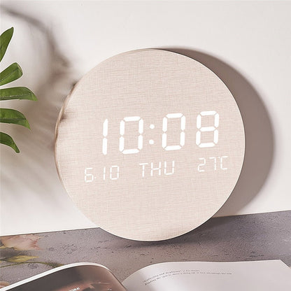Modern Scandinavian Wooden Wall Clock