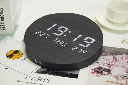 Modern Scandinavian Wooden Wall Clock