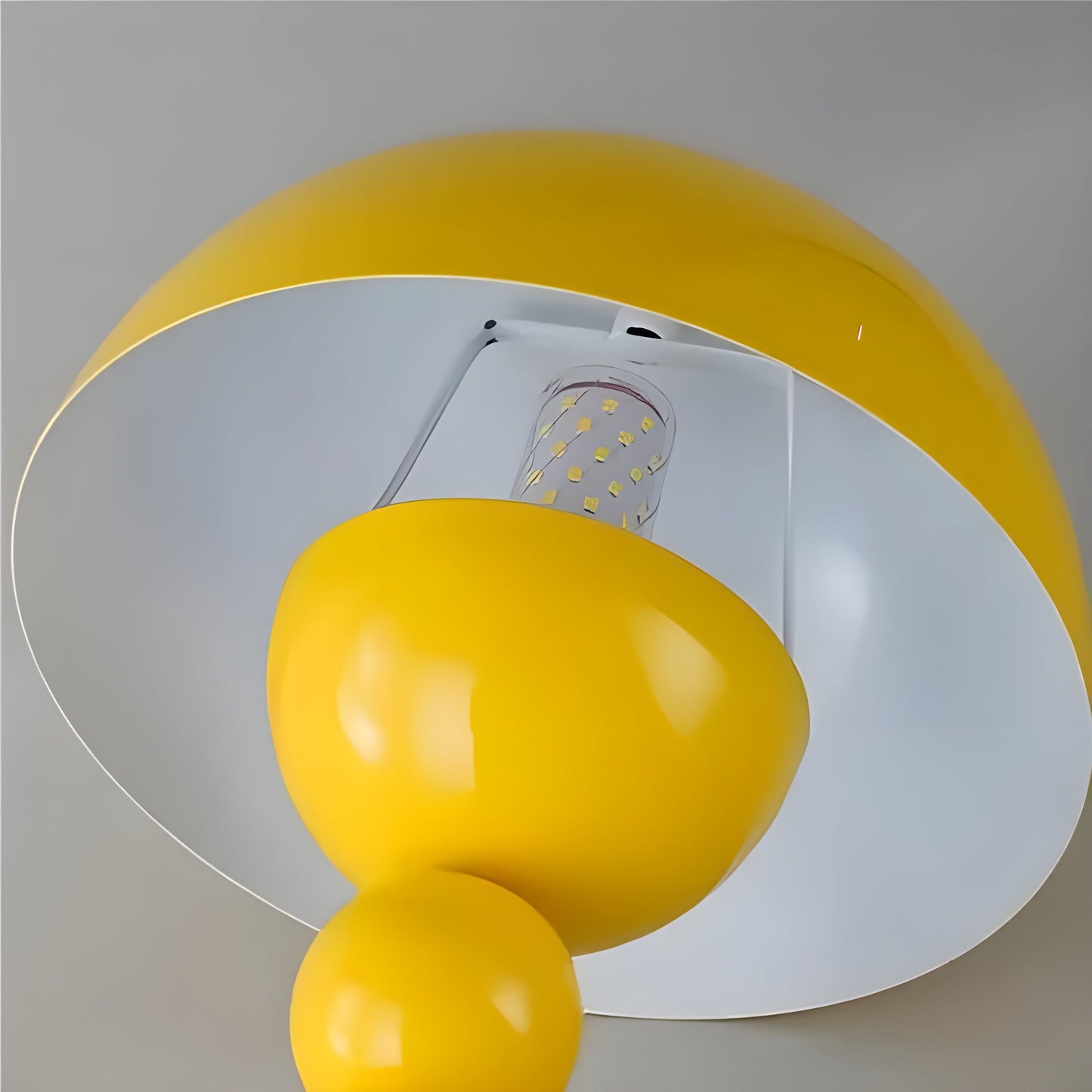 Simple White LED Desk Lamp with Dimmer