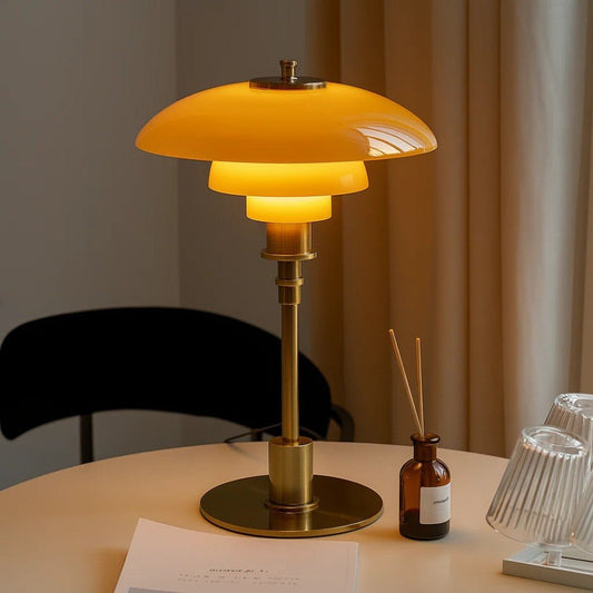 Clear Glass Table Light - Fesara