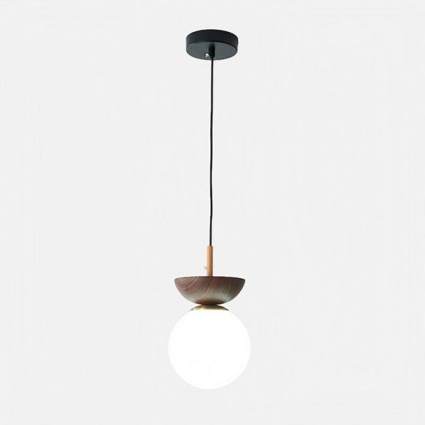 Rustic Wooden Pendant Lighting Fixture