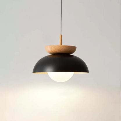Rustic Wooden Pendant Lighting Fixture