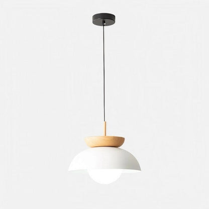 Rustic Wooden Pendant Lighting Fixture