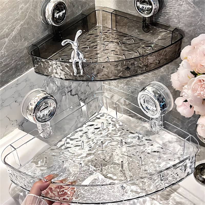 Easy Install Wall Shelf - Adhesive Suction Cup Storage Rack