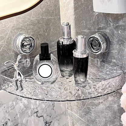 Easy Install Wall Shelf - Adhesive Suction Cup Storage Rack