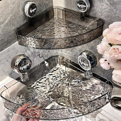 Easy Install Wall Shelf - Adhesive Suction Cup Storage Rack