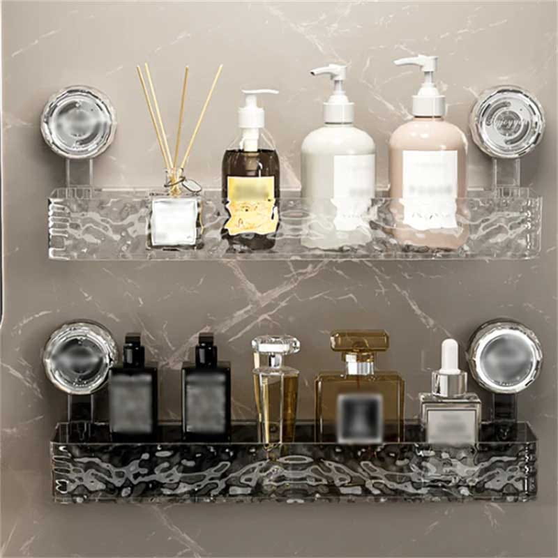 Easy Install Wall Shelf - Adhesive Suction Cup Storage Rack