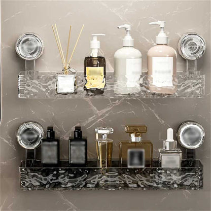 Easy Install Wall Shelf - Adhesive Suction Cup Storage Rack