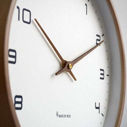 Quiet Wooden Wall Clock with Modern Nordic Style