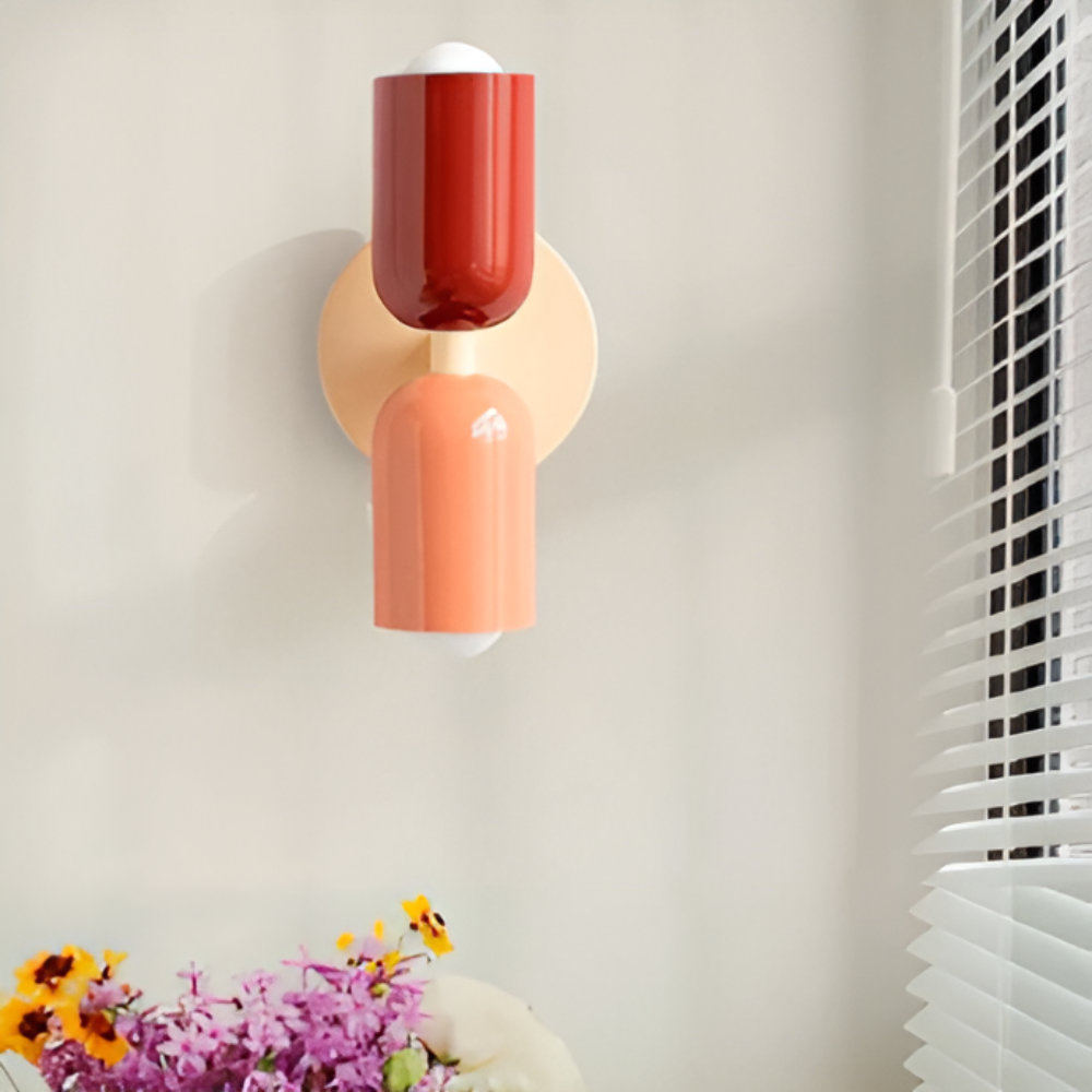 Modern Dual LED Wall Light Fixture - Fesara