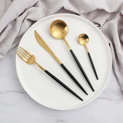 Stylish 24-Piece Dinner Plate Set - Fesara