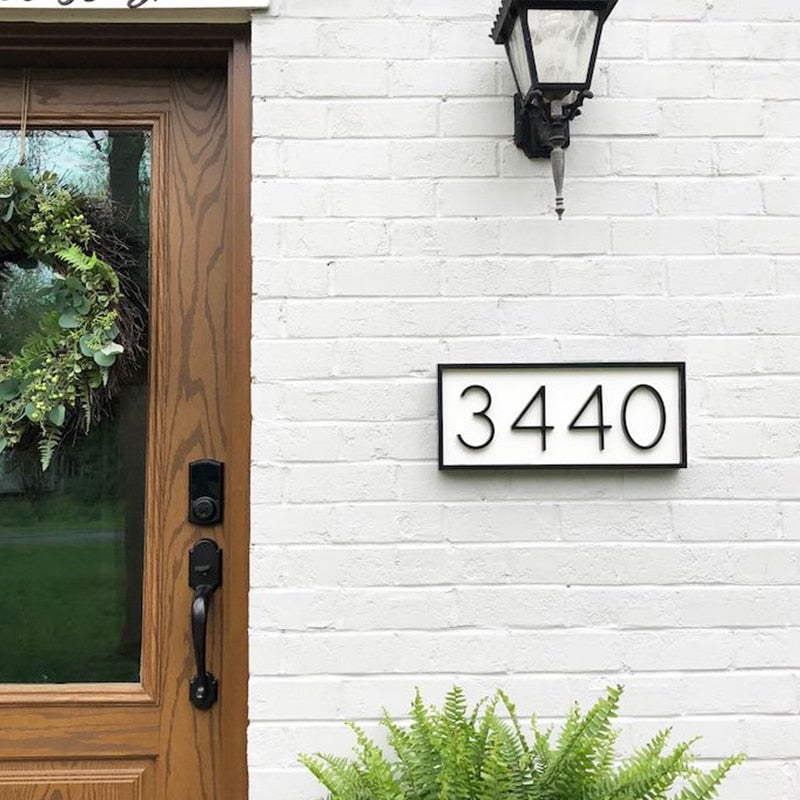 Stylish House Number Signs - Fesara