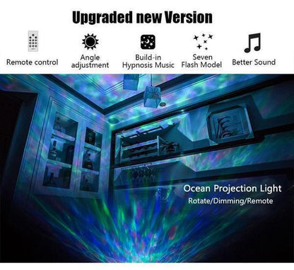 Compact Ocean Wave Sound Projector Player