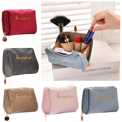 Luxurious Soft Makeup Pouch