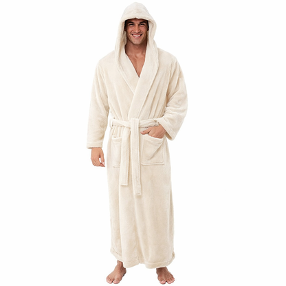 Cozy Men's Fleece Bathrobe