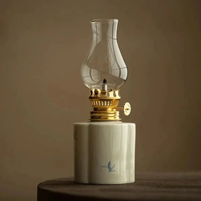 Warm Glow Kerosene Oil Lamp