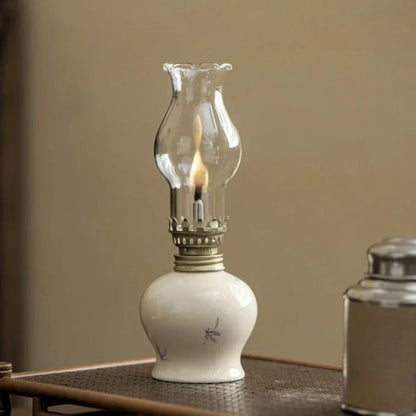 Warm Glow Kerosene Oil Lamp