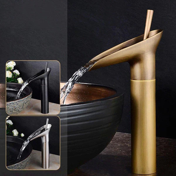 Classic Brass Bathroom Faucet - Traditional Mixer Tap
