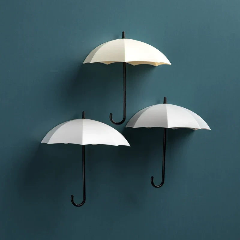 Simple Umbrella Key Hook with Coat Hanger - Fesara
