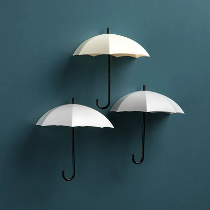Simple Umbrella Key Hook with Coat Hanger - Fesara