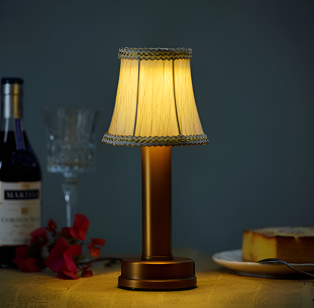 Classic Adjustable Metal Desk Lamp with Soft Shade