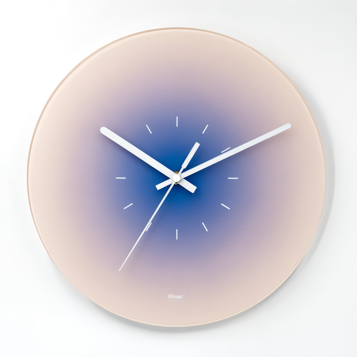 Colorful Silent Round Wall Clock