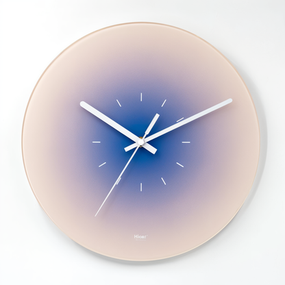 Colorful Silent Round Wall Clock