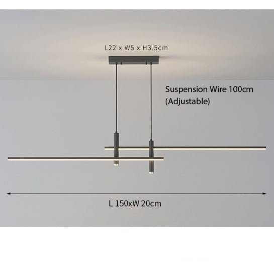 Modern Dimmable LED Pendant Light Fixture