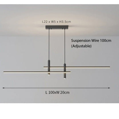 Modern Dimmable LED Pendant Light Fixture