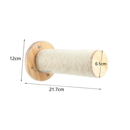 Cat Climbing Wall Shelf with Scratch Post