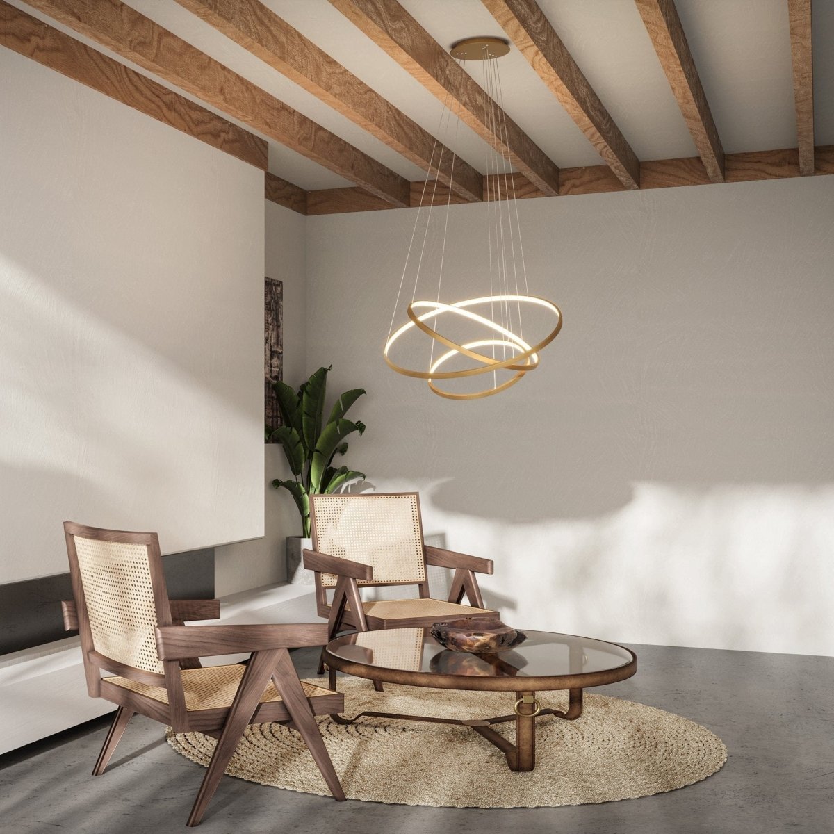 Smart LED Hanging Light Fixture
