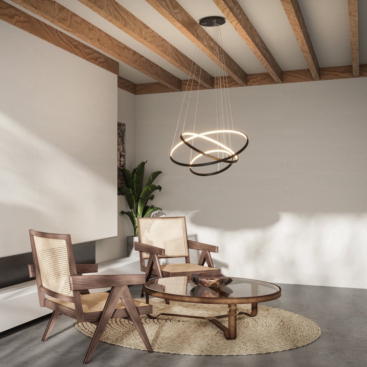 Smart LED Hanging Light Fixture