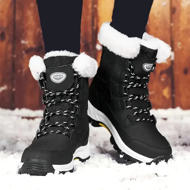 Warm Insulated Women's Winter Boots - Fesara
