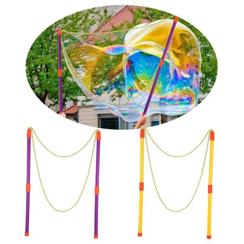 Giant Outdoor Bubble Wands for Kids Fun