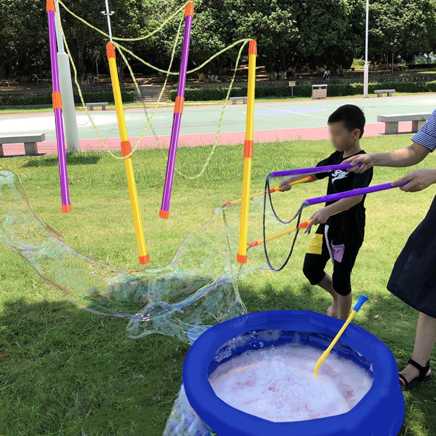 Giant Outdoor Bubble Wands for Kids Fun