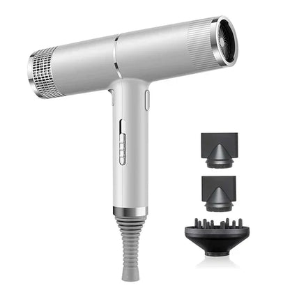 Fast Professional Ionic Hair Dryer with 3 Heat Settings