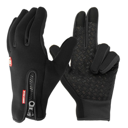 Warm Waterproof Gloves with Grippy Palm Design