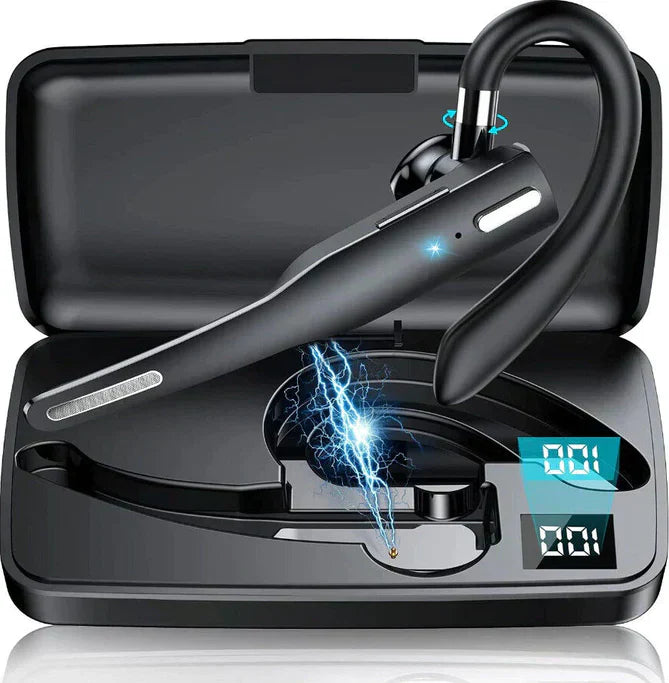Wireless Bluetooth 5.1 Headphones with Dual Mic and Noise Cancellation