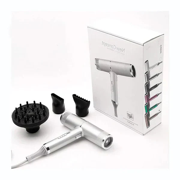 Fast Professional Ionic Hair Dryer with 3 Heat Settings