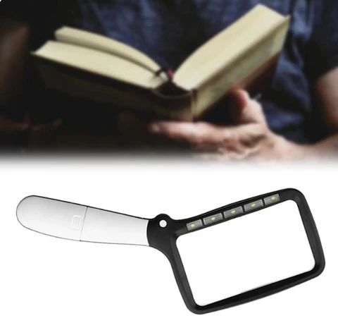 Portable LED Book Magnifying Lamp