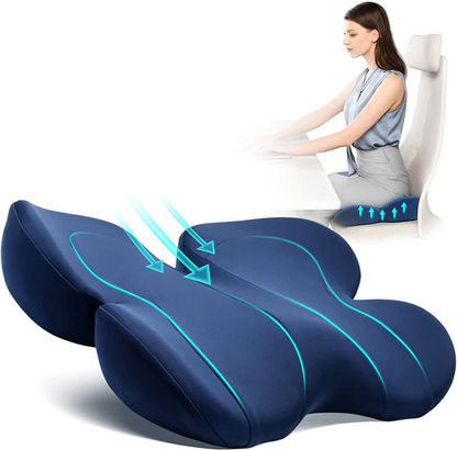 Comfortable Memory Foam Back Support Cushion - Fesara