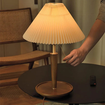 Classic Wooden Shade Table Lamp
