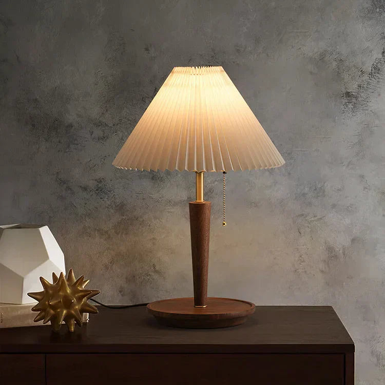 Classic Wooden Shade Table Lamp