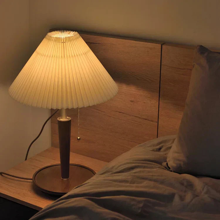 Classic Wooden Shade Table Lamp
