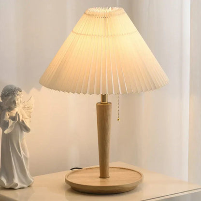 Classic Wooden Shade Table Lamp