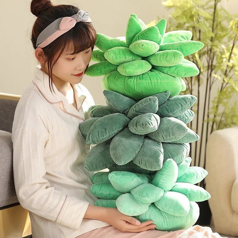 Soft Succulent Plant Throw Blanket