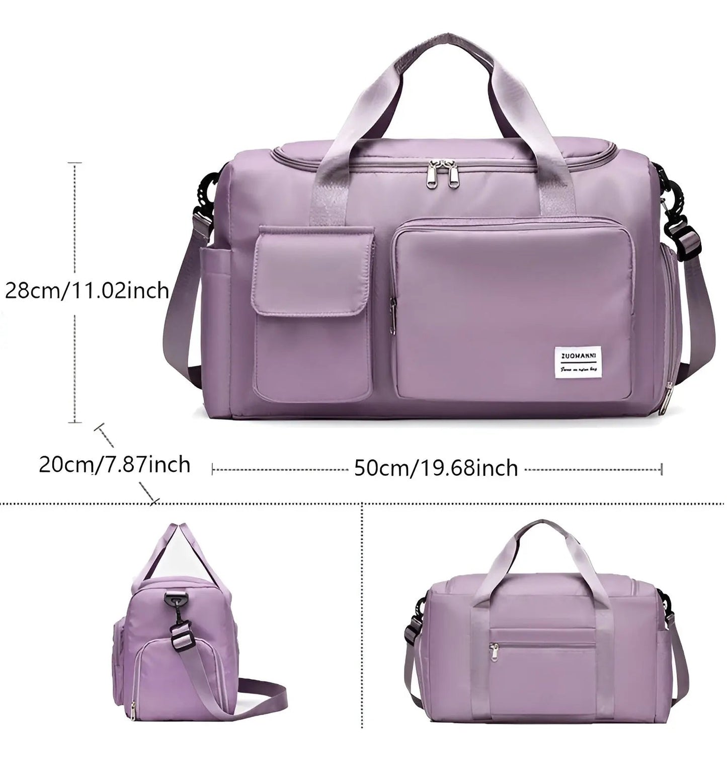 Large Water Resistant Travel Duffel Bag