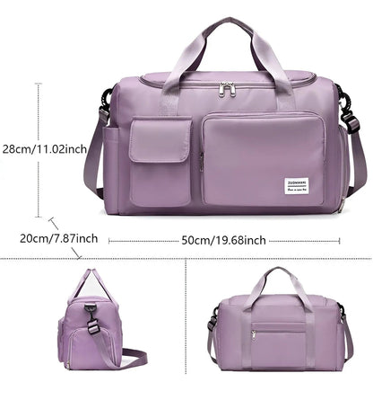 Large Water Resistant Travel Duffel Bag